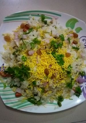 A picture of Indori Poha.