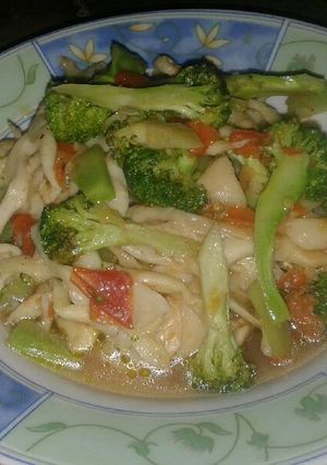 Foto resep Tumis brokoli jamur