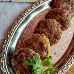 A picture of Mutton Shami kebab.