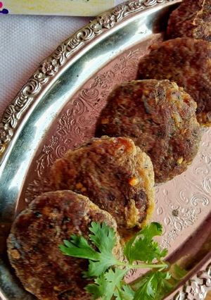 A picture of Mutton Shami kebab.