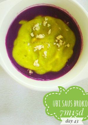 Foto resep Mpasi ubi saus brokoli