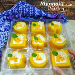 (650) Mango Cheese Pudding / Puding Mangga Keju-レシピのメイン写真