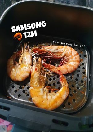 Hình của món Tôm xóc bơ tỏi cho bé ăn dặm.