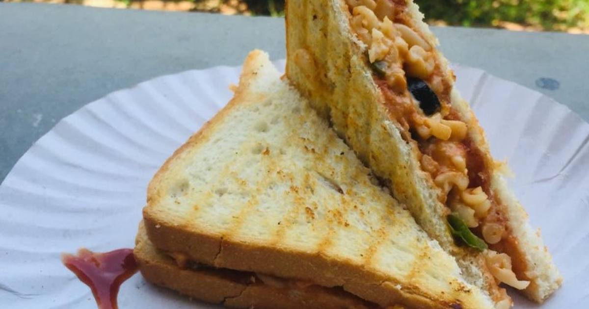 Pasta Sandwich Recipe By Asmita Desai Cookpad