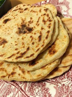 A picture of Pita Bread for Souvlaki 🌯🌯🌯.