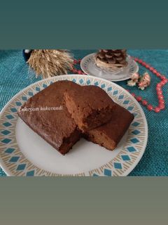 عکسی از دستور کیک یک تخم مرغی با شیره توت