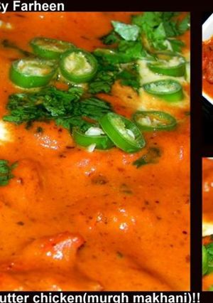 A picture of Restaurant style easy and quick butter chicken.