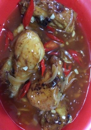 Foto resep Ayam goreng saos asam manis
