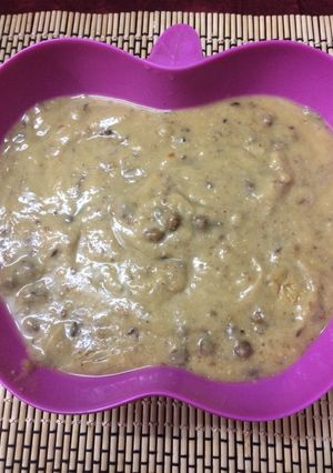 A picture of Dahi wala brown chole.