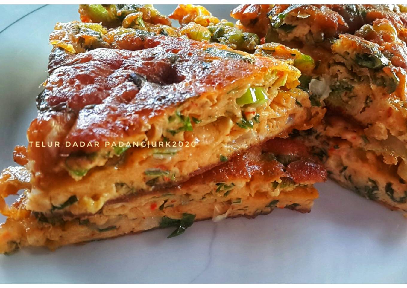 Telur dadar padang