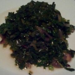 A picture of Spinach onion#4weekchallenge.