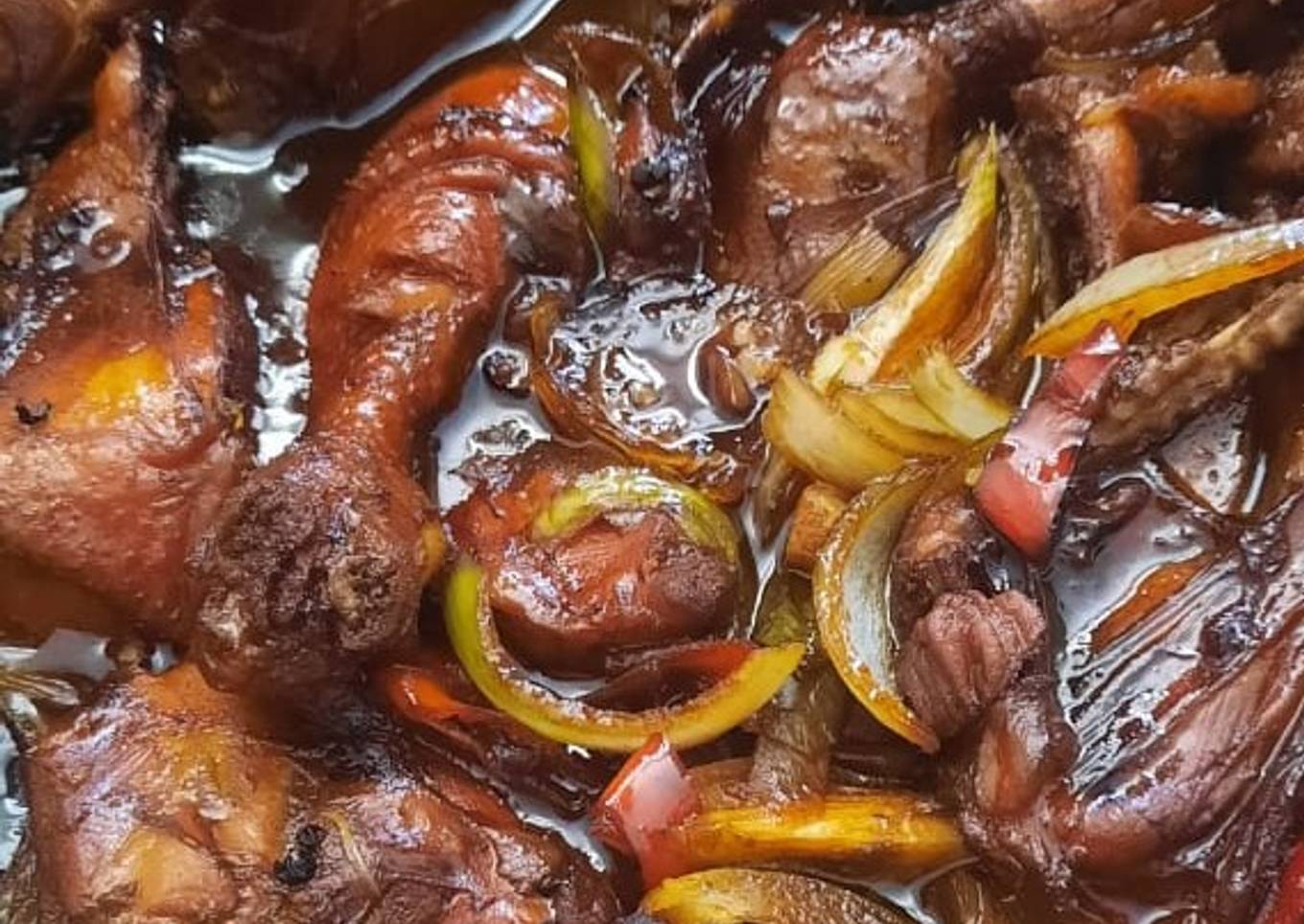 Ayam Kecap Lada Hitam ala Suami