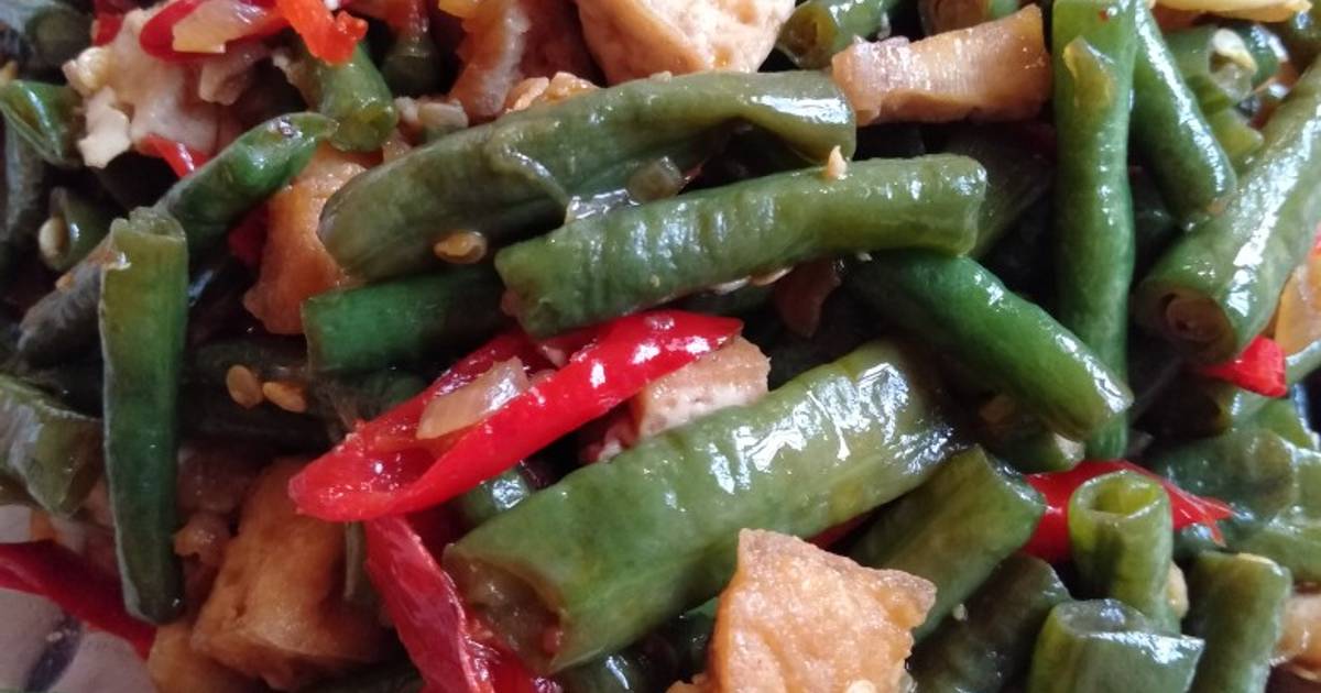 Resep Tumis kacang panjang tahu oleh putri Cookpad Resep Tumis kacang panjang tahu oleh putri Cookpad