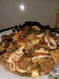Sambal Goreng Cumi TK (tempe kentang)