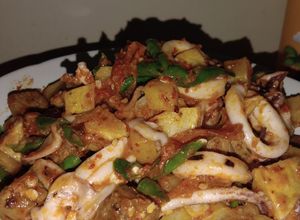 Foto resep Sambal Goreng Cumi TK (tempe kentang)