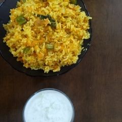 A picture of Carrot rice.
