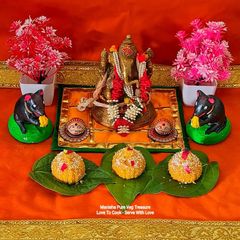 Alphonso Mango Coconut Mava Modak - Ganesh Chaturthi Special A picture of Alphonso Mango Coconut Mava Modak - Ganesh Chaturthi Special.