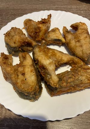 صورة لوصفة سمك لوت جزل مقلى شهي 😋