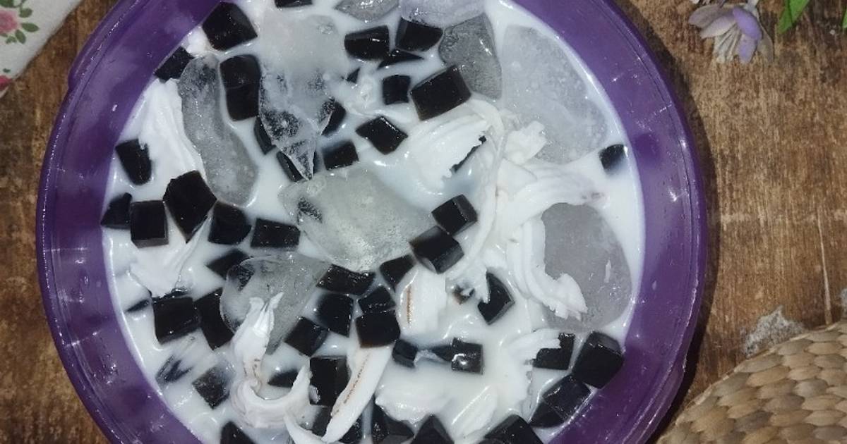 Resep Es Susu Cincau Kelapa Muda Paling Mudah dan Enak