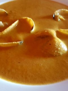 Una foto de Crema de almejas