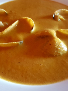 Una foto de Crema de almejas