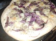 Una foto de pizza fugazza