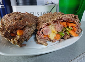 Una foto de PAN de CARNE
