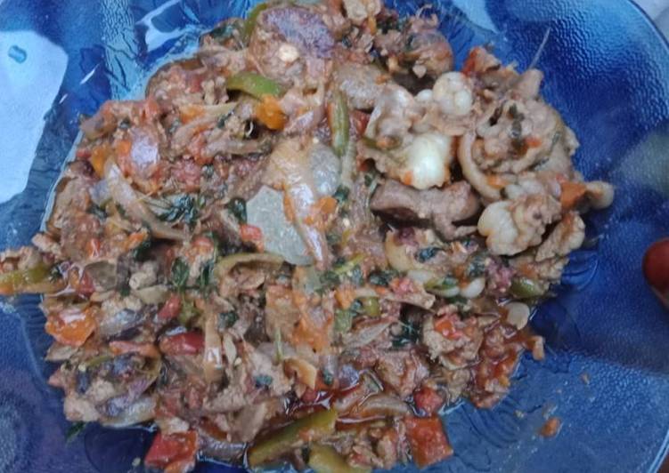 Steps to Prepare Quick Stewed Goat Meat