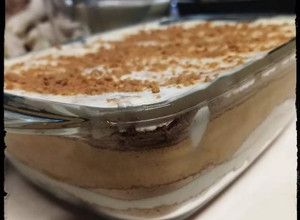 Foto de Semifrio de baba de camelo ou mousse de leite condensado