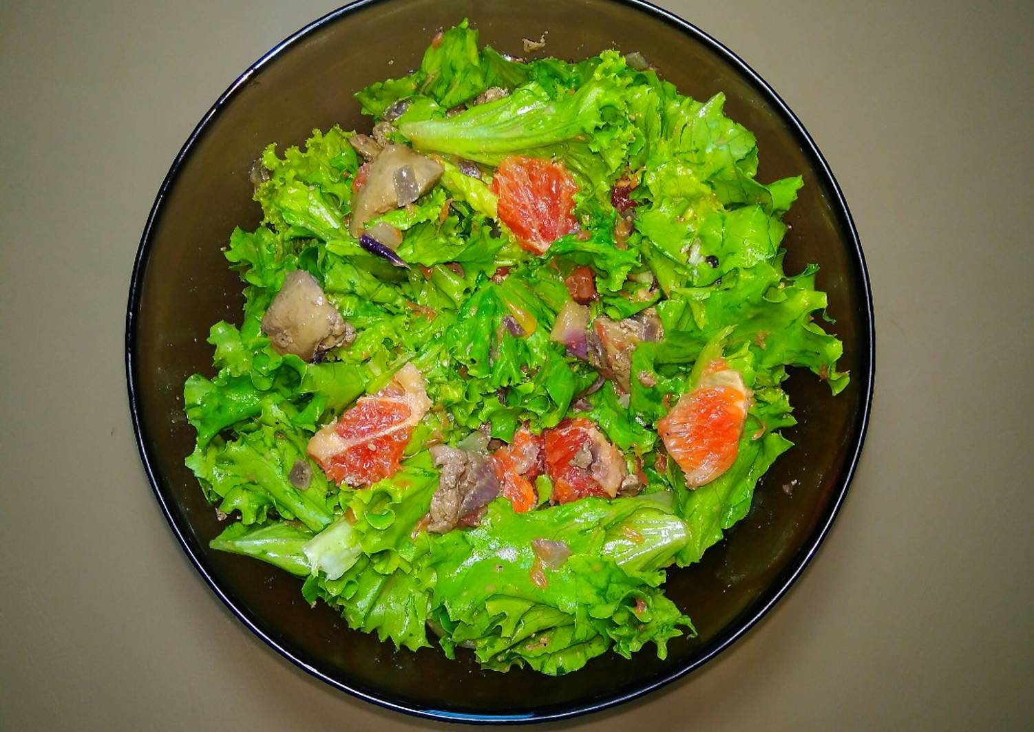 Диетический салат из куриной печени рецепт с фото