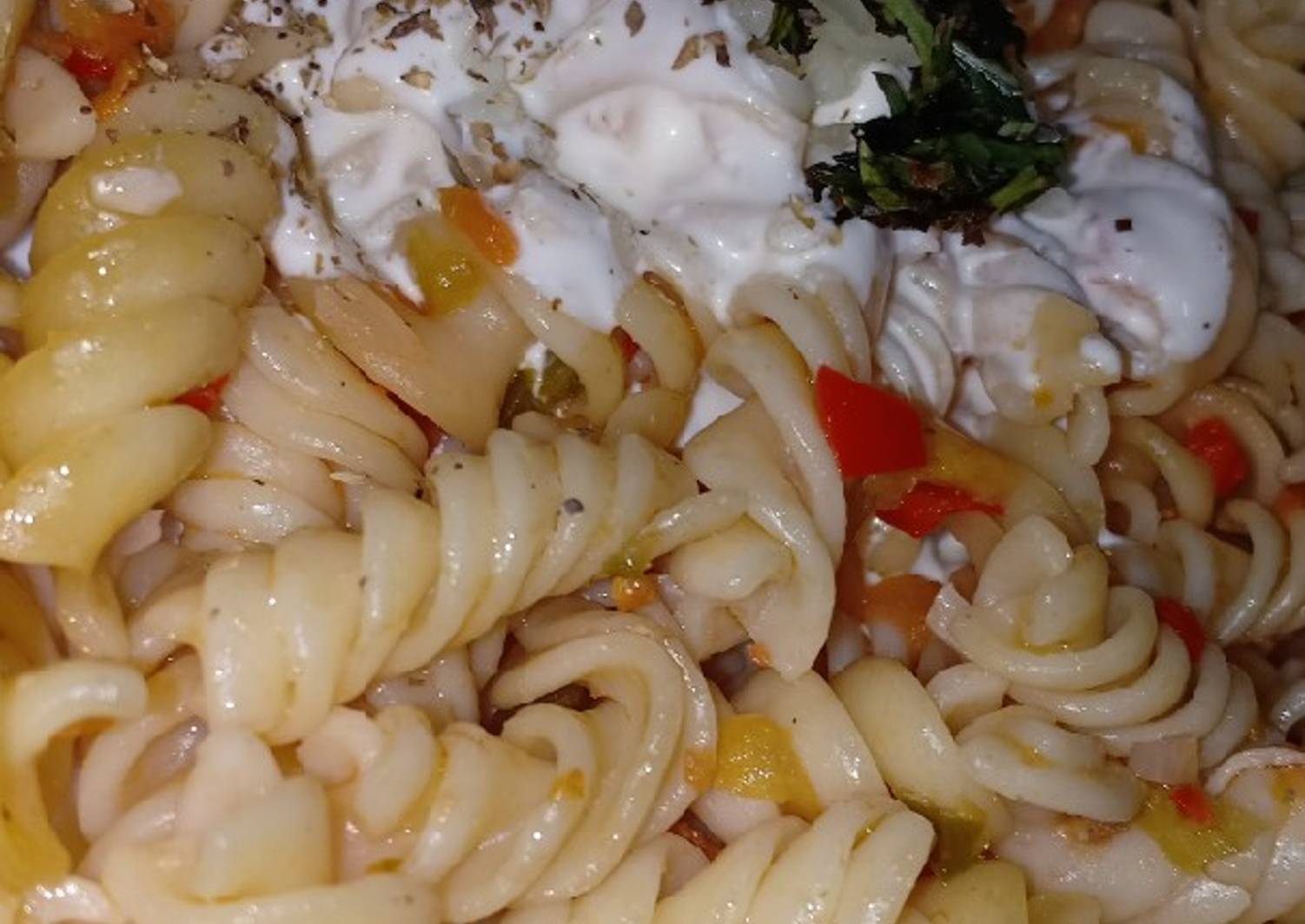 fusilli-tomato-pasta-with-sour-cream-sauce-recipe-by-nabilah-shazana-cookpad