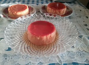 Une photo de 🍮 Flan au pain rassis et caramel