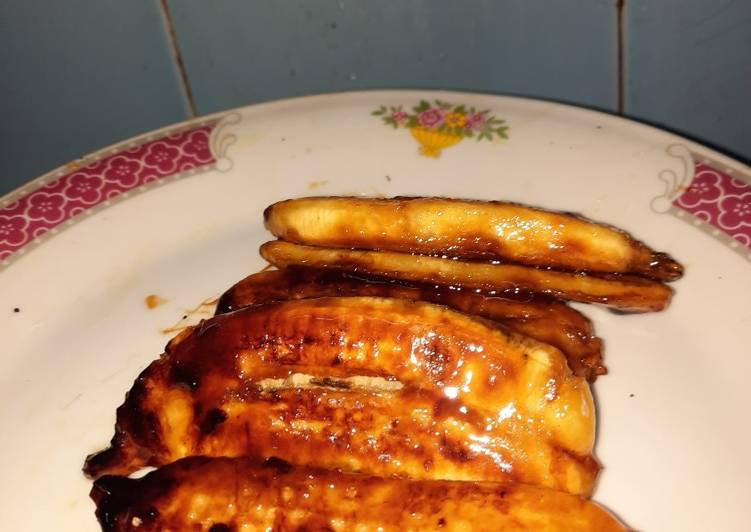 Pisang Bakar Karamel