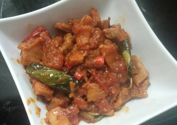 Sambal Oseng Babat Gurih Manis