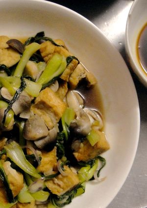 Hình của món Chay thanh đạm.