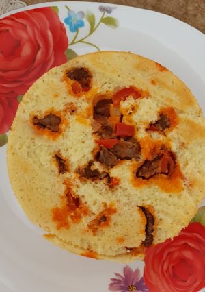 عکسی از دستور کیک گوشت