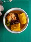 Guiso con mazorcas y azuki estilo criollo