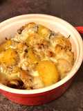 Potato, Bacon, Mushroom & Morbier Gratin