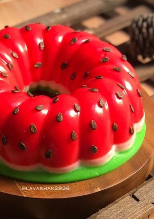 عکسی از دستور ژله هندوانه