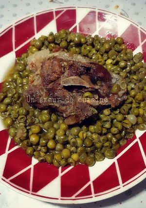 Une photo de Tajine agneau petits pois 🍴