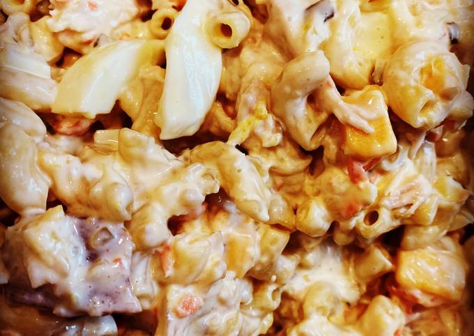 Step-by-Step Guide to Prepare Super Quick Homemade Filipino Style Macaroni Chicken Salad