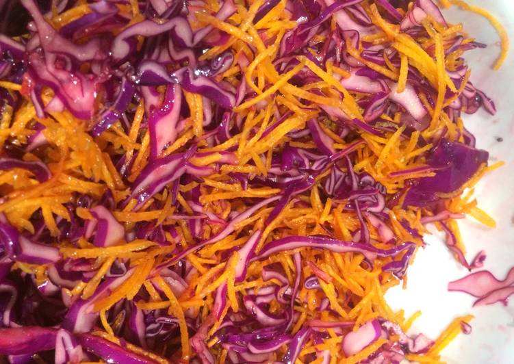 Step-by-Step Guide to Make Favorite Tangy red cabbage salad