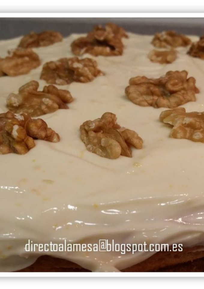 Una foto de Carrot cake
