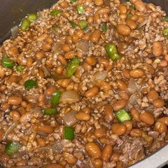 A picture of Southern Baked Beans.