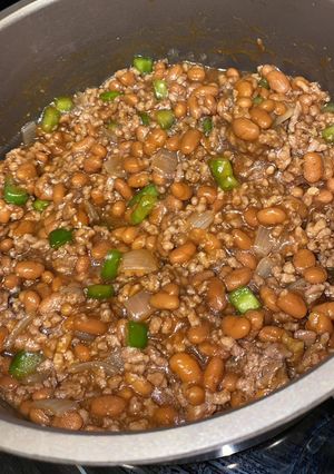 A picture of Southern Baked Beans.