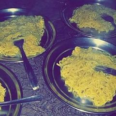 A picture of Maggi boiled.