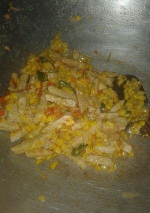 Foto resep Oseng Tempe Jagung
