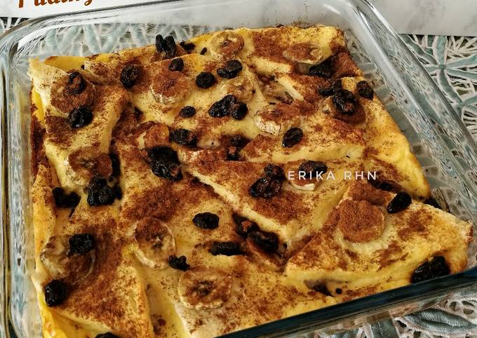 Langkah Mudah untuk Menyiapkan Puding Roti Tawar Pisang Meises, Bisa Manjain Lidah