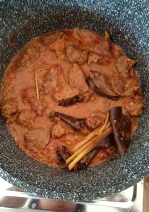 Foto resep Rendang Daging Simple