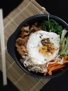 Foto resep Bibimbap Beef Teriyaki